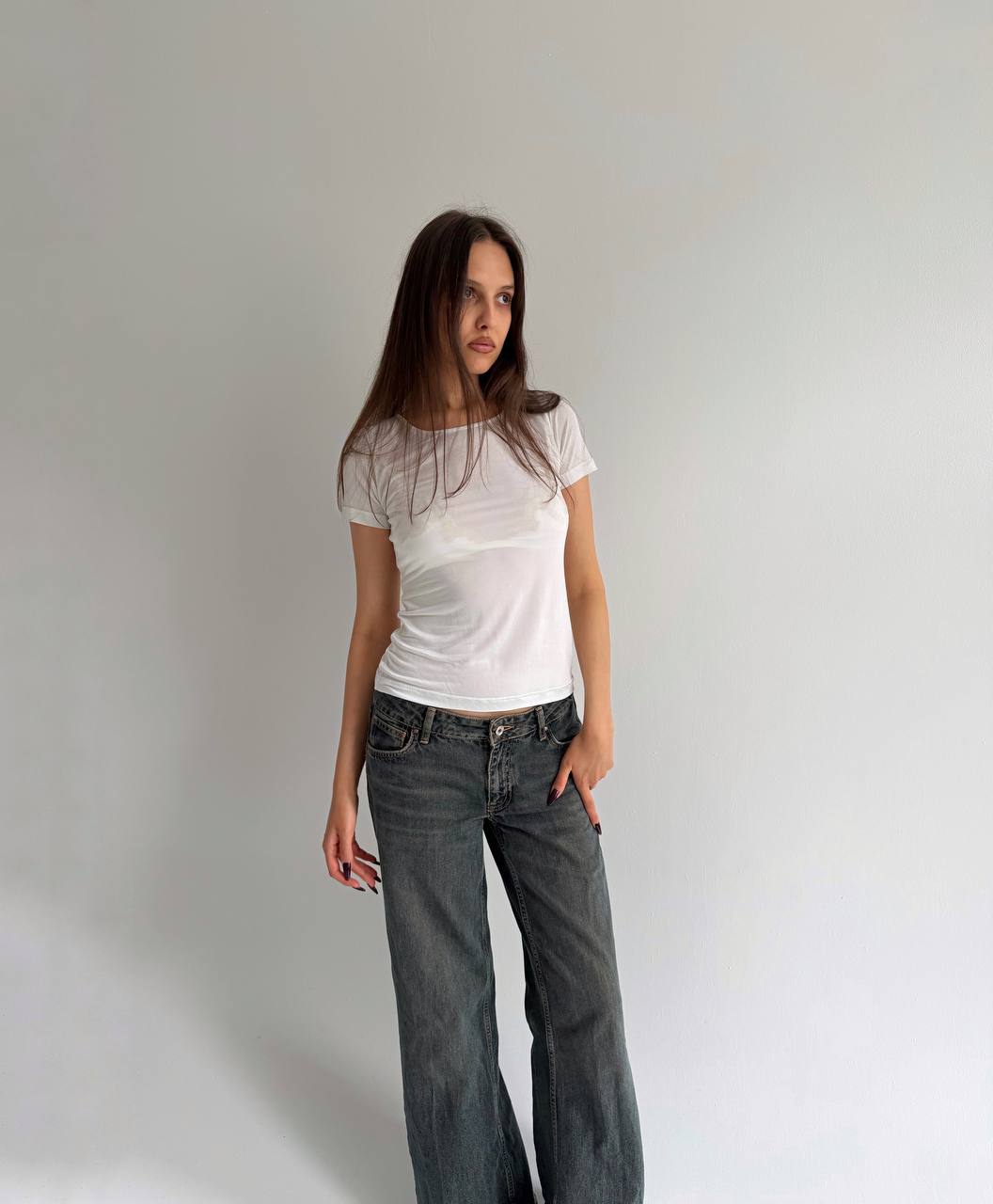 Vintage pure silk top