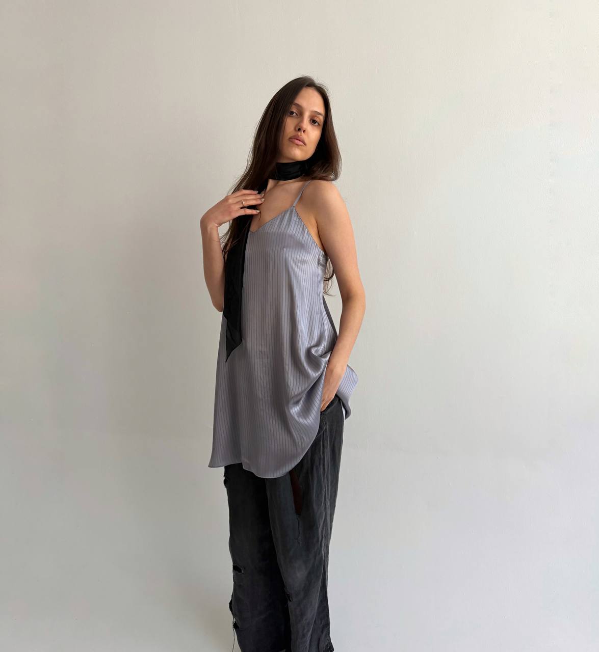 Vintage pure silk slip dress