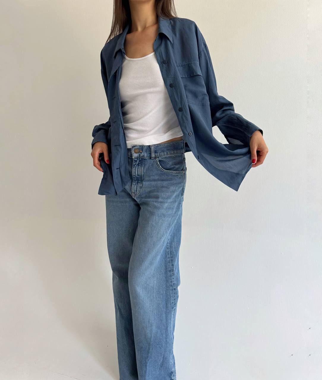 Vintage pure silk blouse