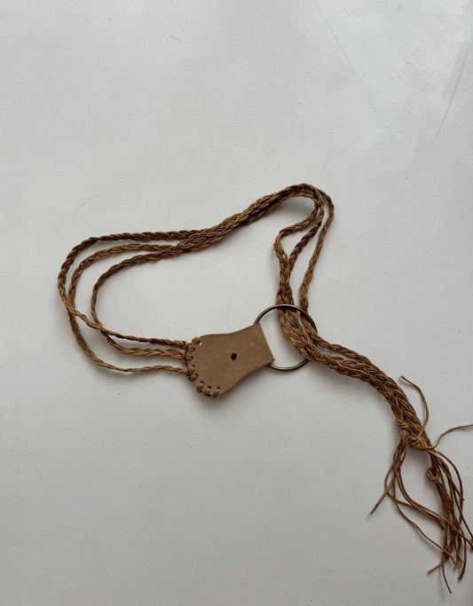 Vintage beige belt