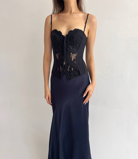 Vintage La Perla cotton corset