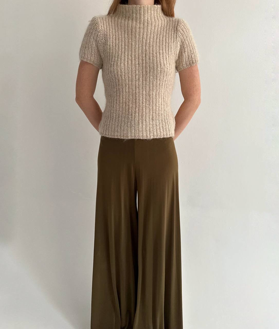 Vintage 30% mohair 30% viscose knitted jumper