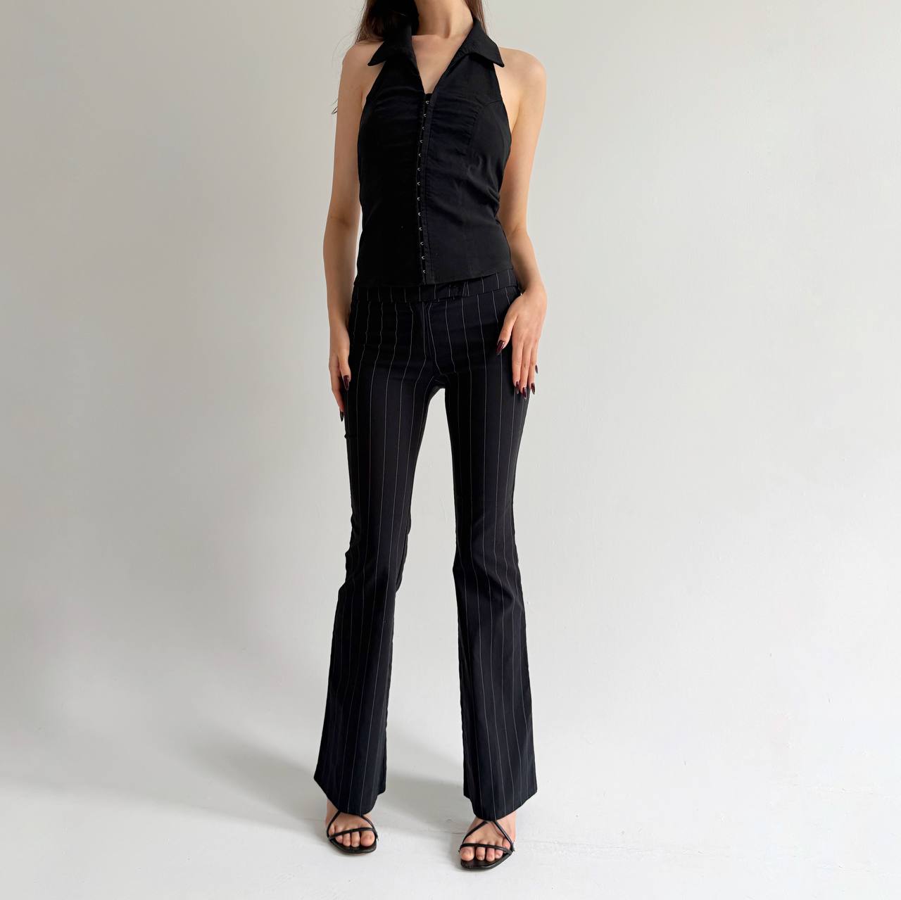 Vintage viscose office siren pants