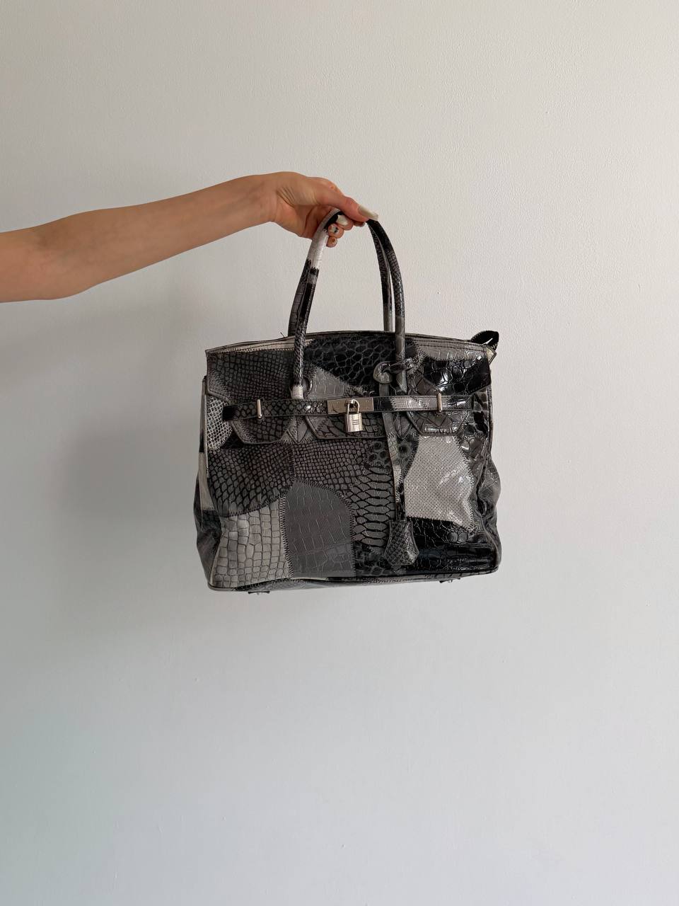 Vintage patchwork print birkin