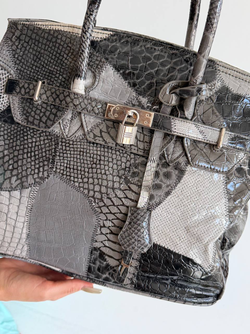 Vintage patchwork print birkin
