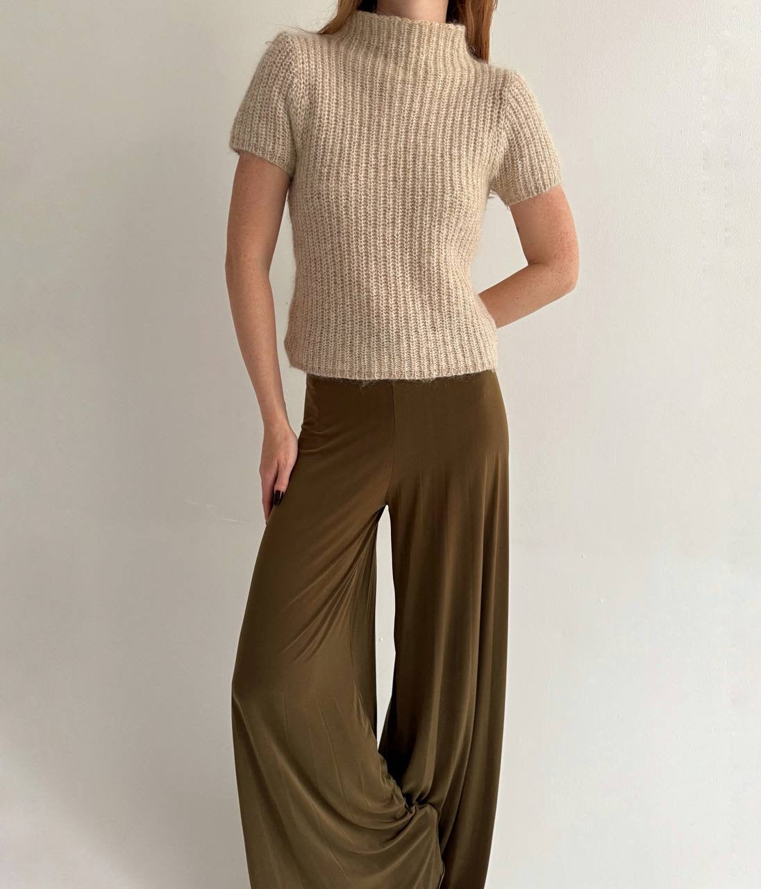 Vintage 30% mohair 30% viscose knitted jumper