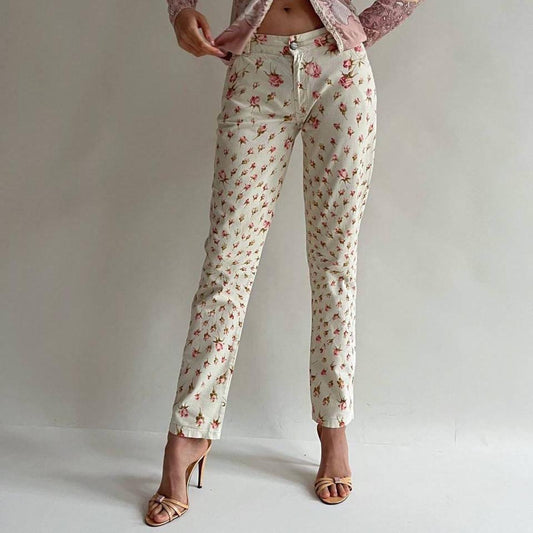 Vintage 2000s Blumarine rose pants