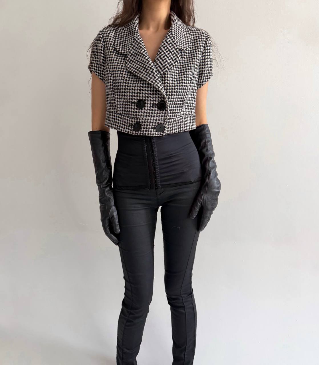 Woollen cropped jacket