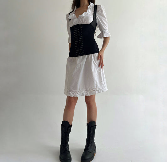 Vintage cotton slip skirt