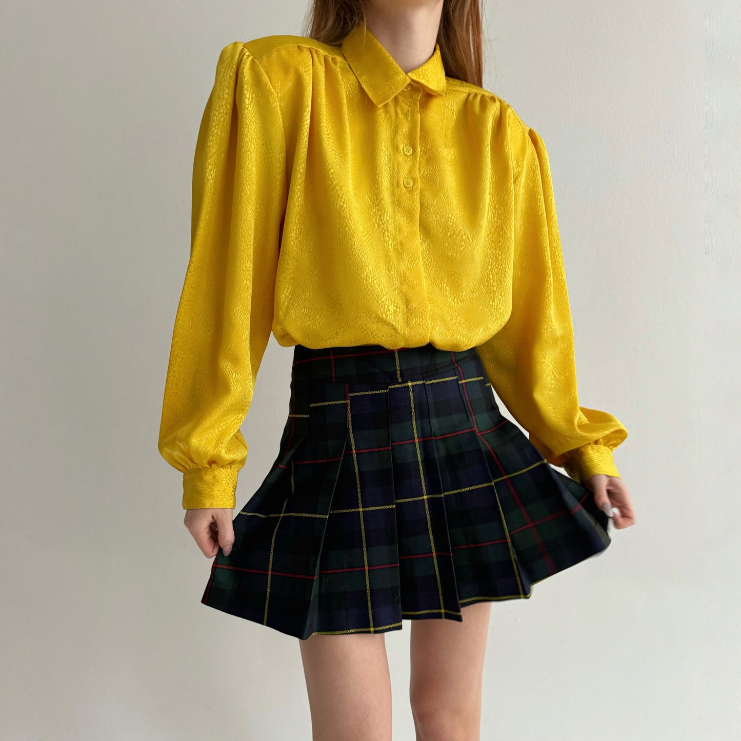 Vintage yellow blouse