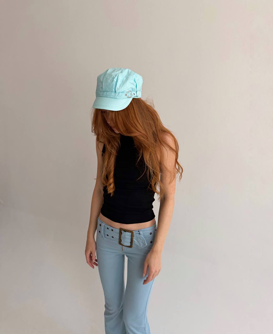 Vintage cotton blue cap