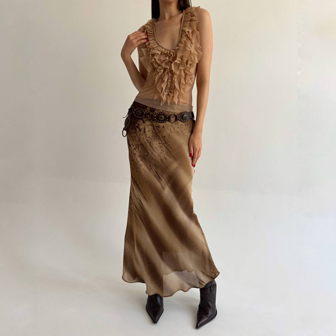 Vintage viscose skirt