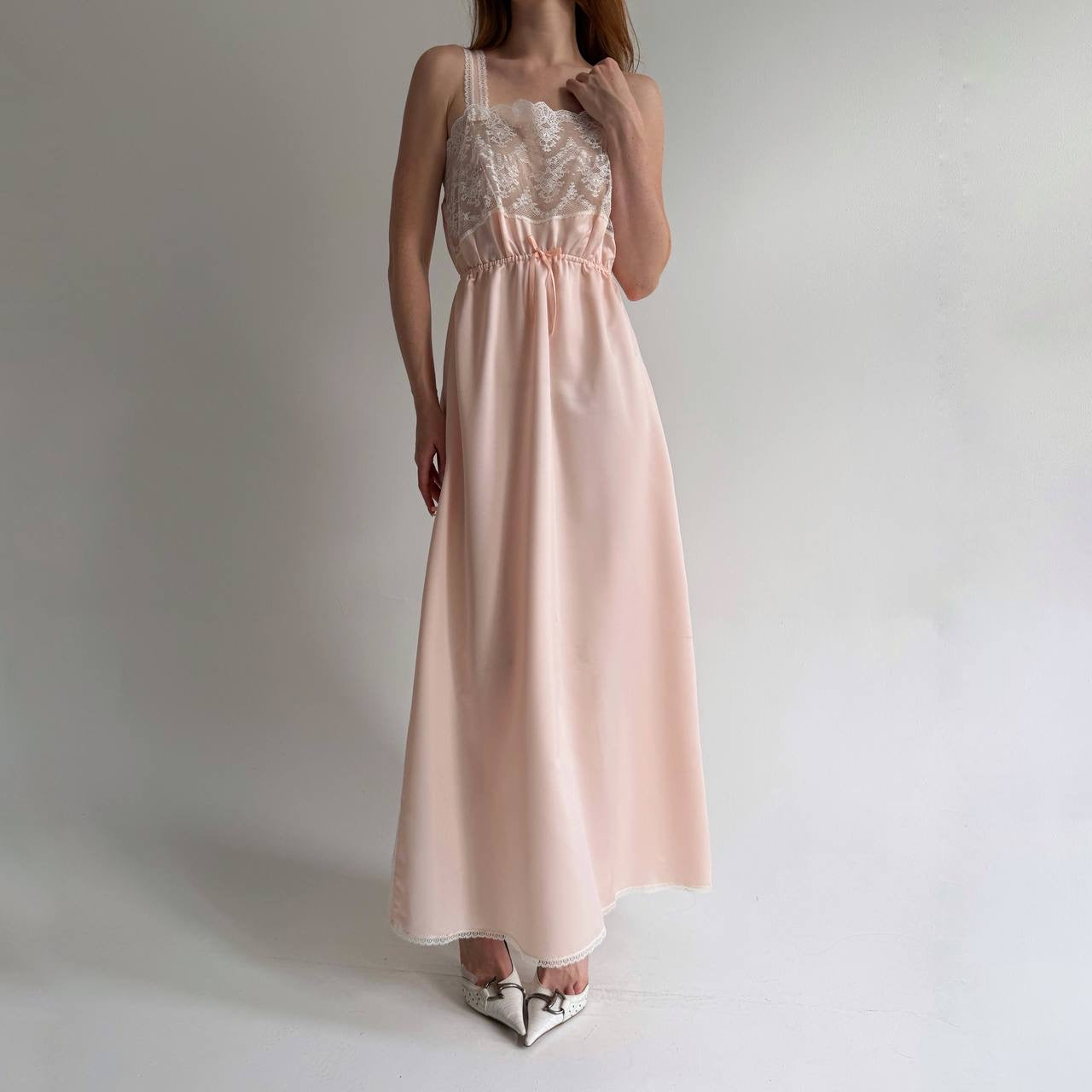 Vintage pink nightgown dress