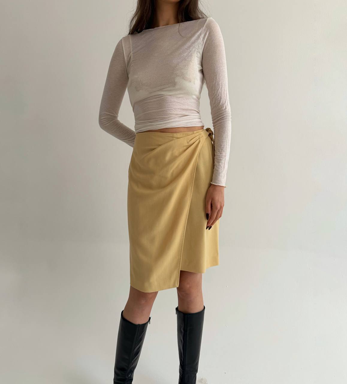Max Mara wool and viscose skirt