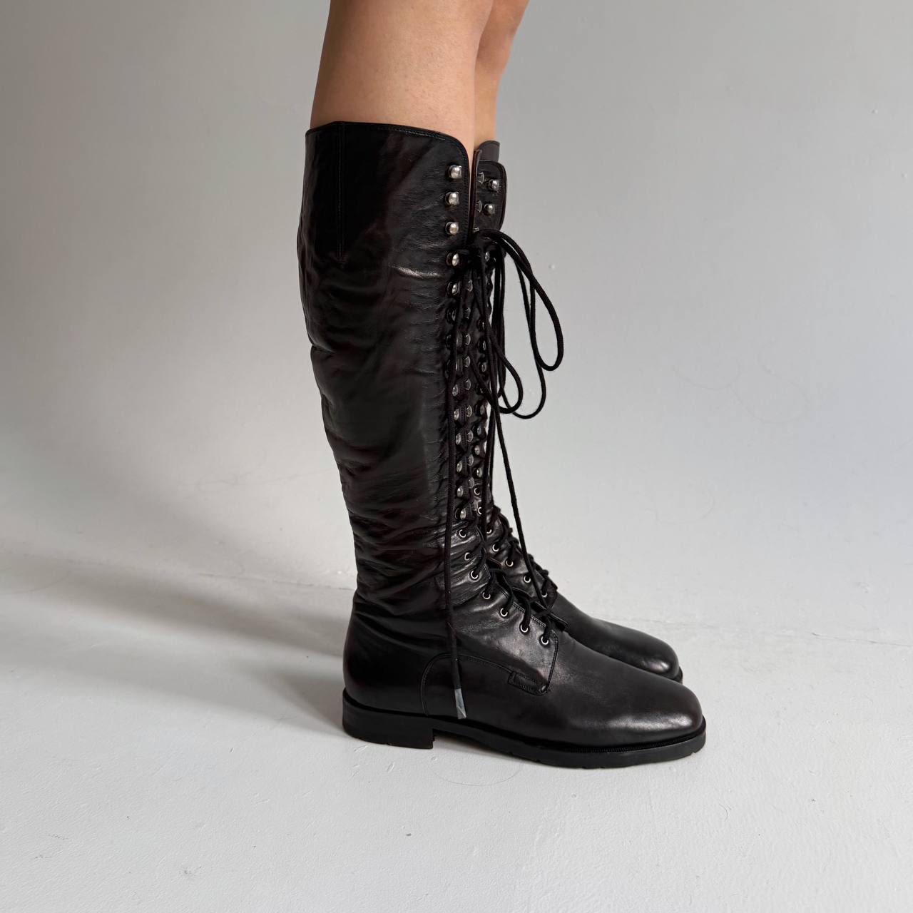 Vintage genuine leather boots