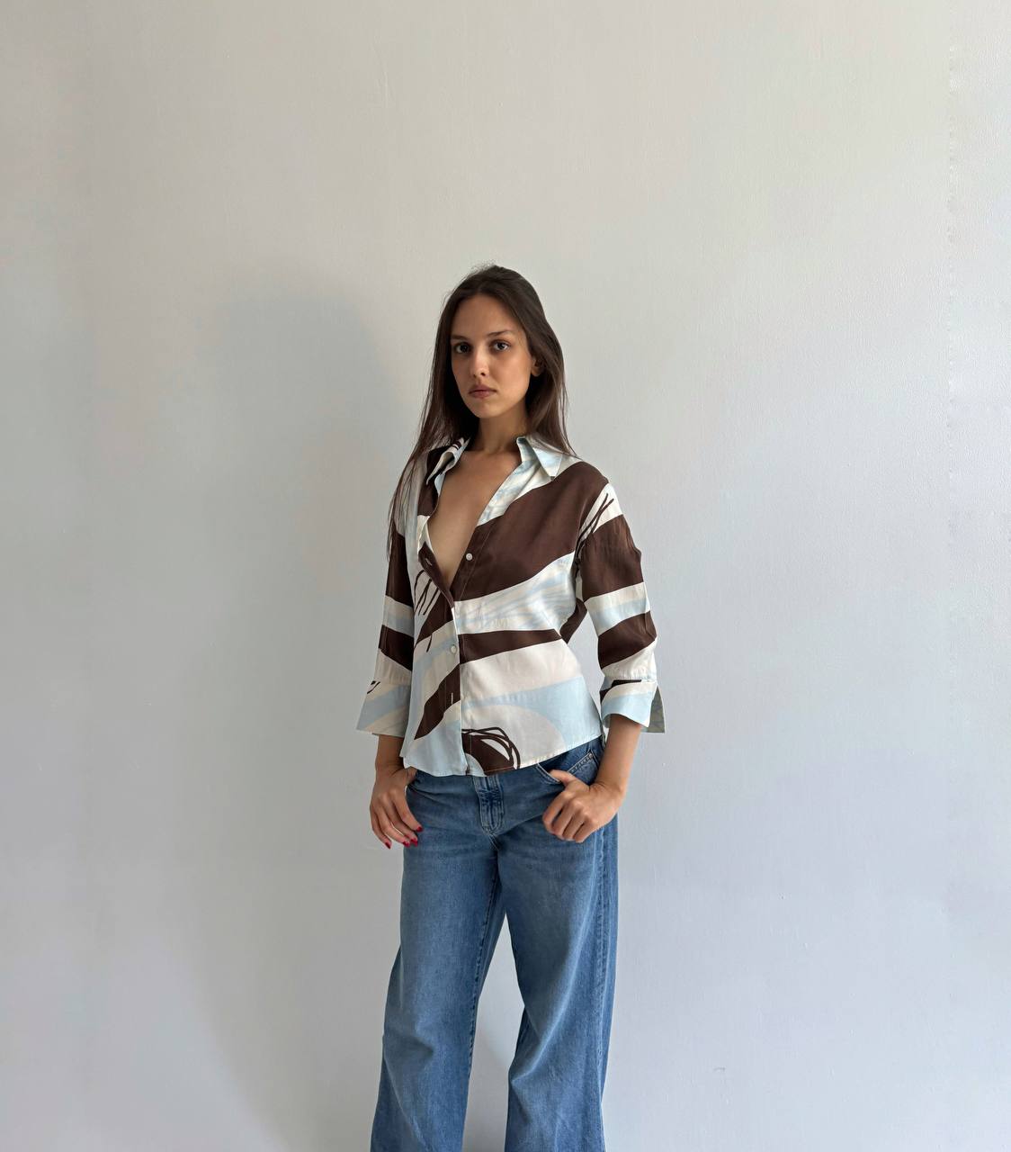 Vintage pure silk blouse