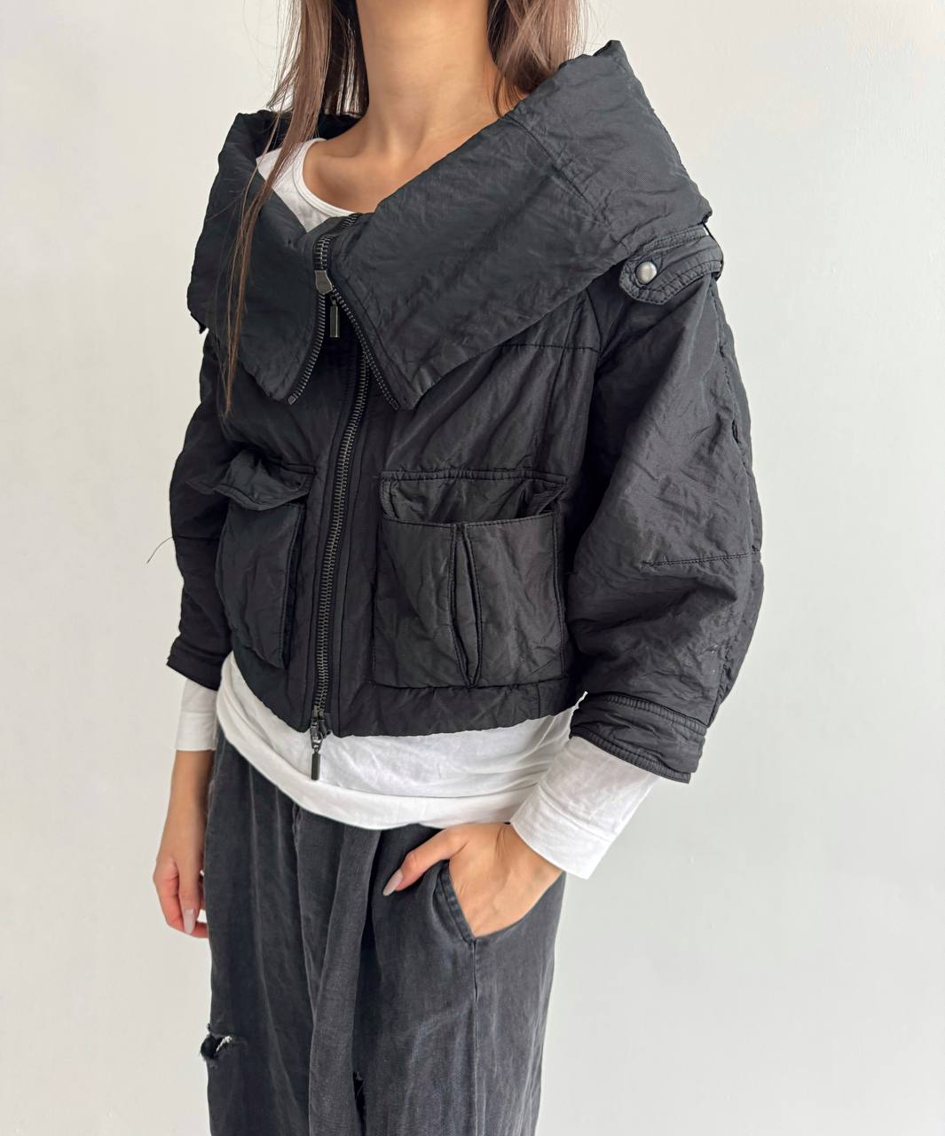 Vintage Plein Sud avant garde puffer