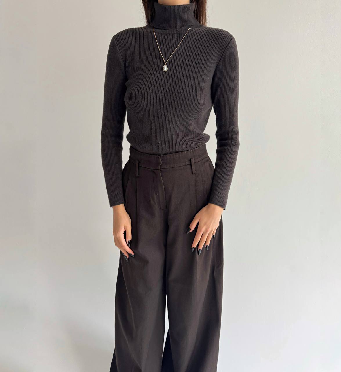 Vintage merino wool turtleneck