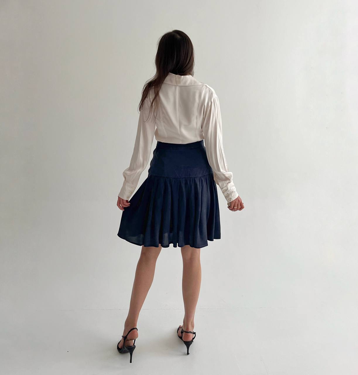 Vintage pure silk skirt