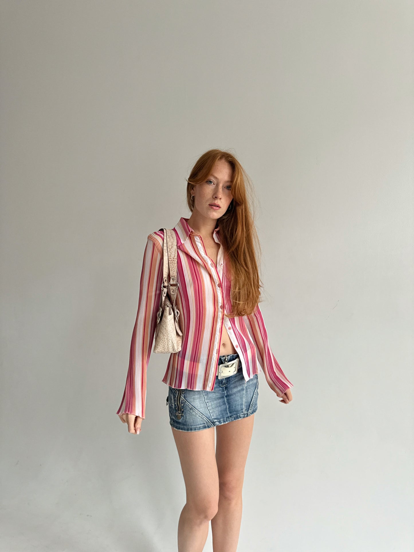 Vintage y2k viscose shirt