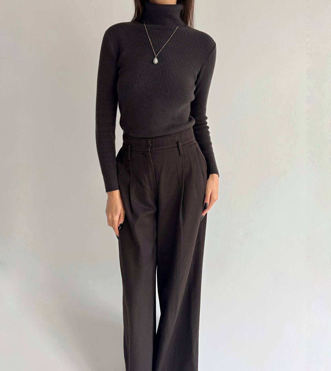 Vintage merino wool turtleneck