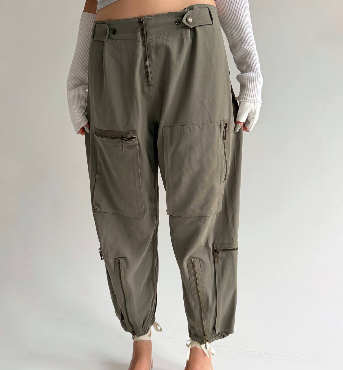 Vintage Plein Sud khaki cargo pants