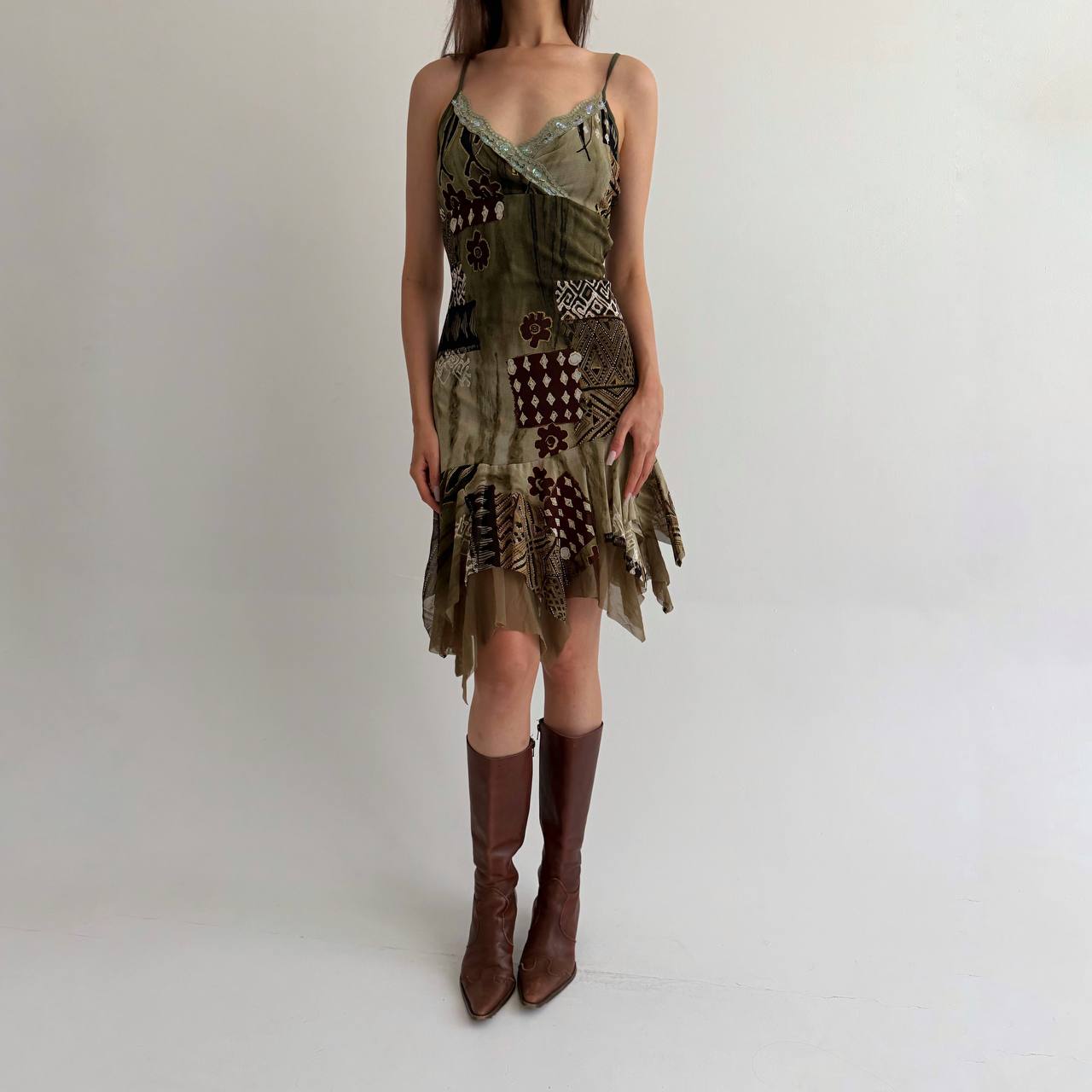 Vintage Y2K printed dress