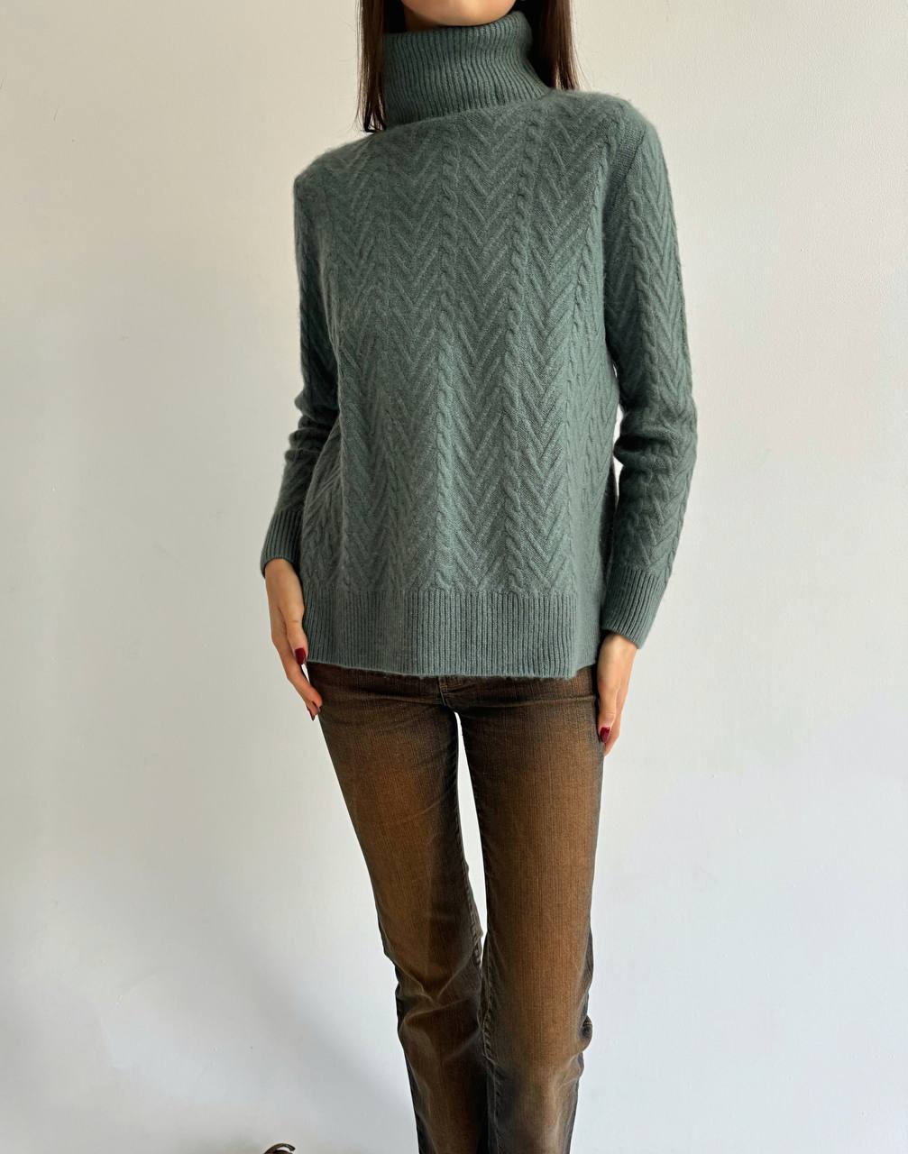 Vintage cashmere and merino wool sweater