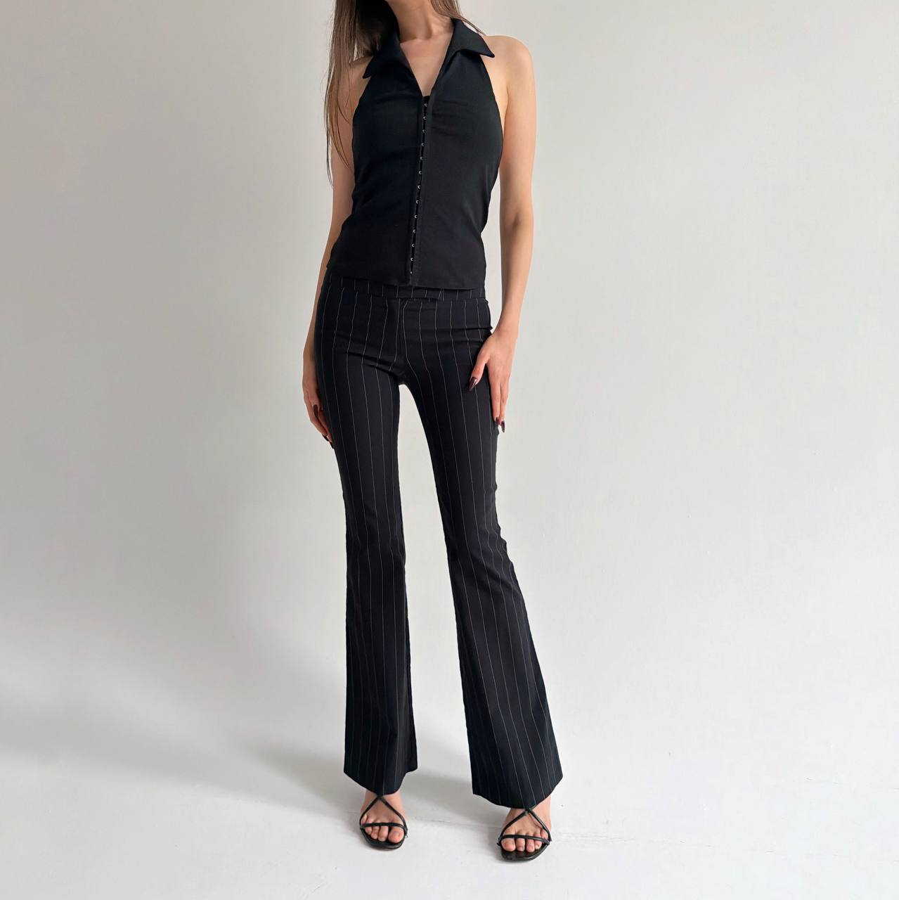 Vintage viscose office siren pants