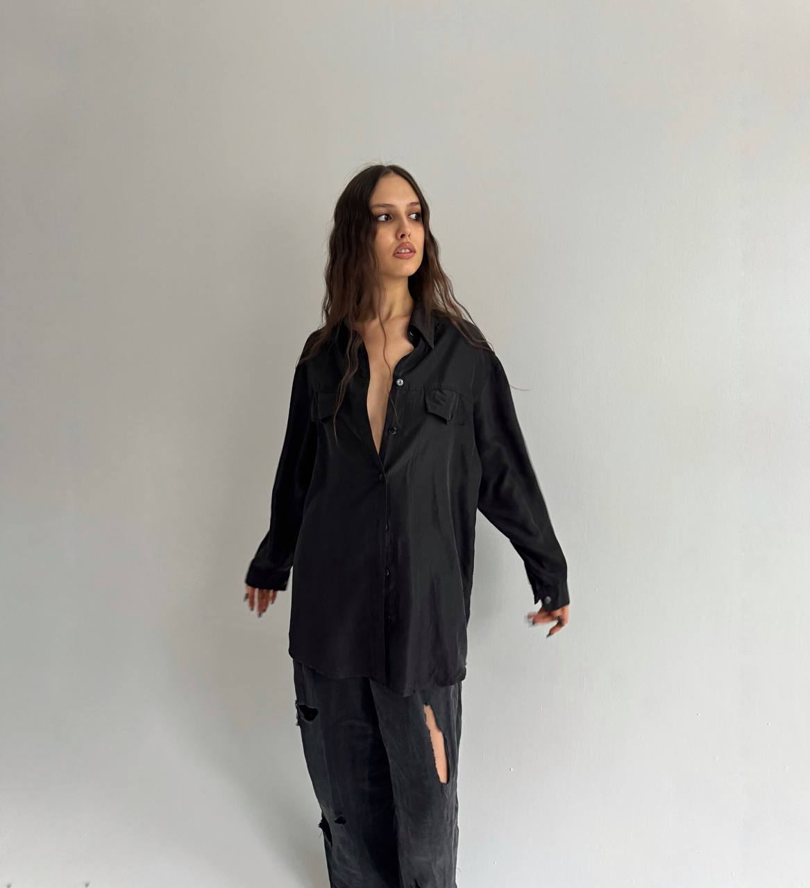 Vintage pure silk shirt