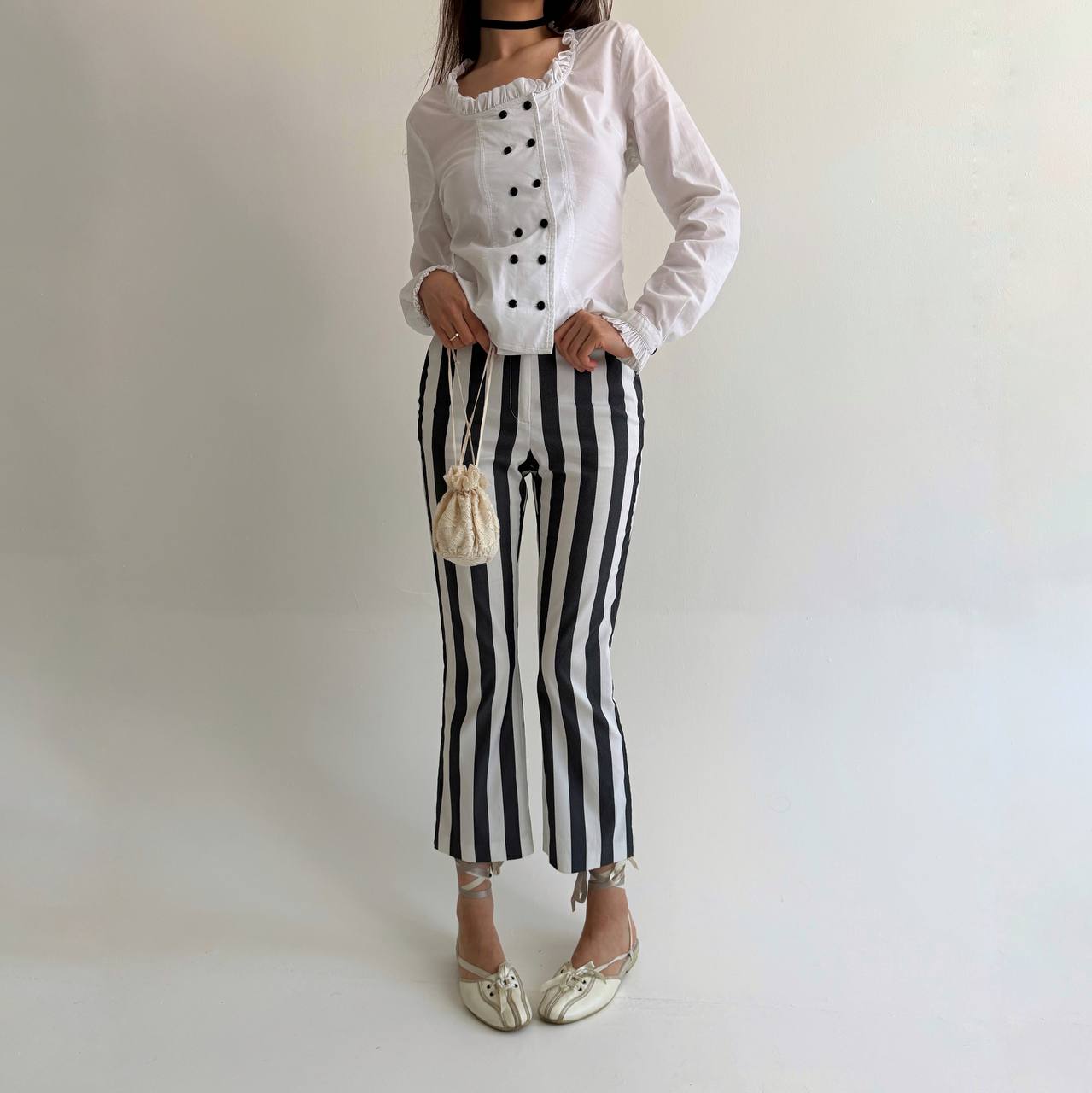Moschino clowncore striped pants