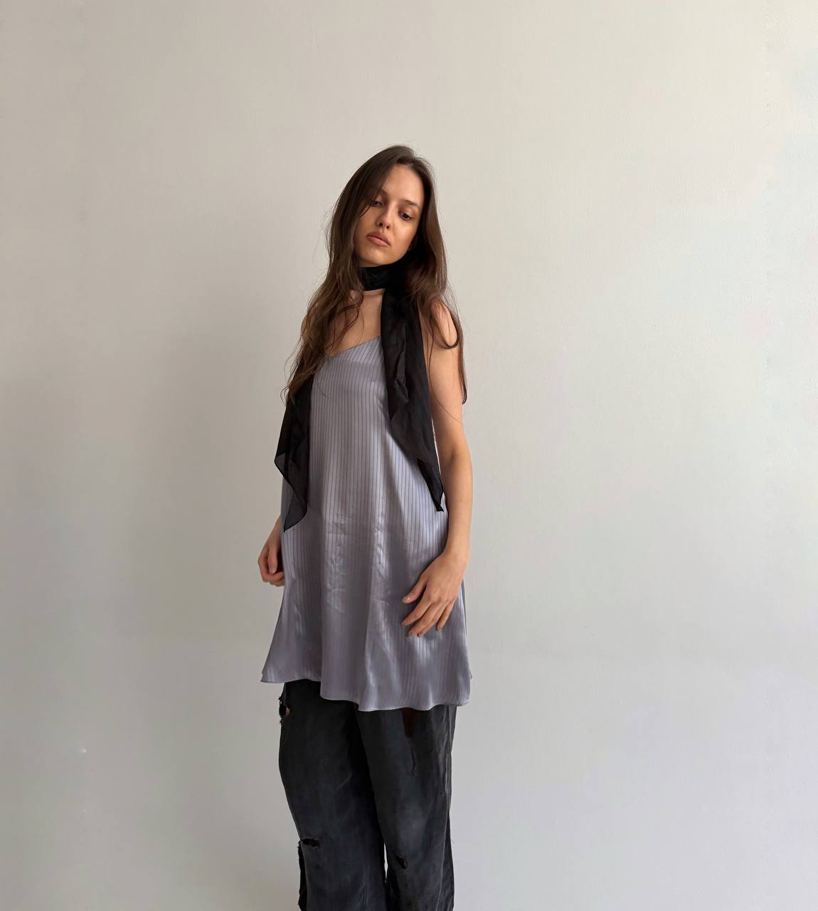 Vintage pure silk slip dress