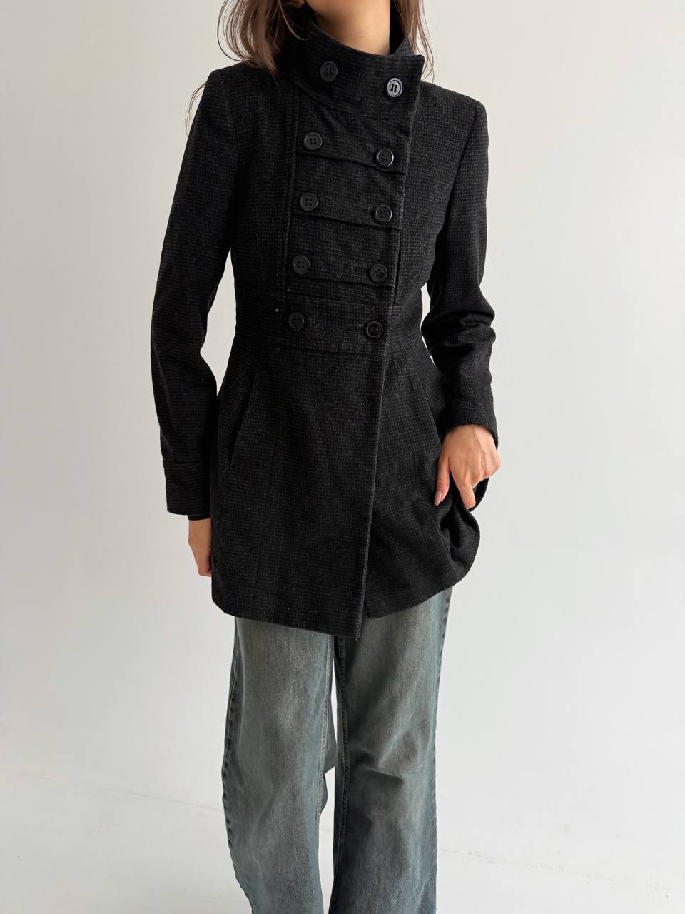 Vintage wool blend pea coat