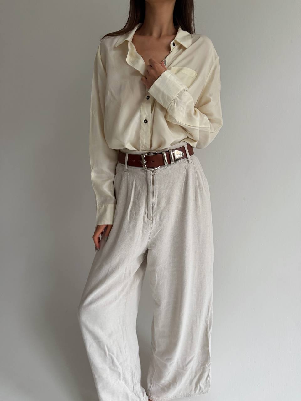 Vintage pure silk blouse