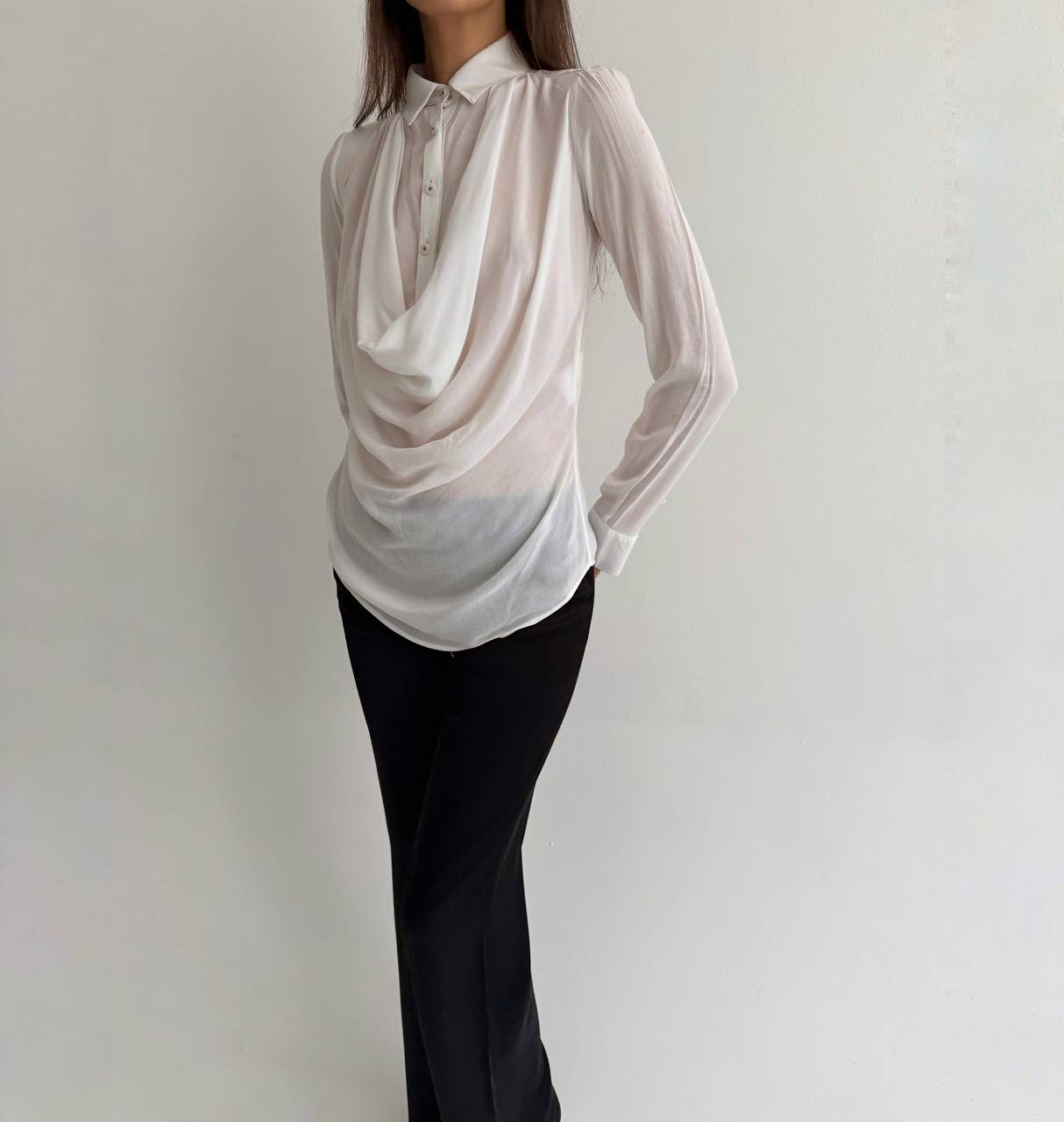 Vintage Plein Sud avant garde blouse