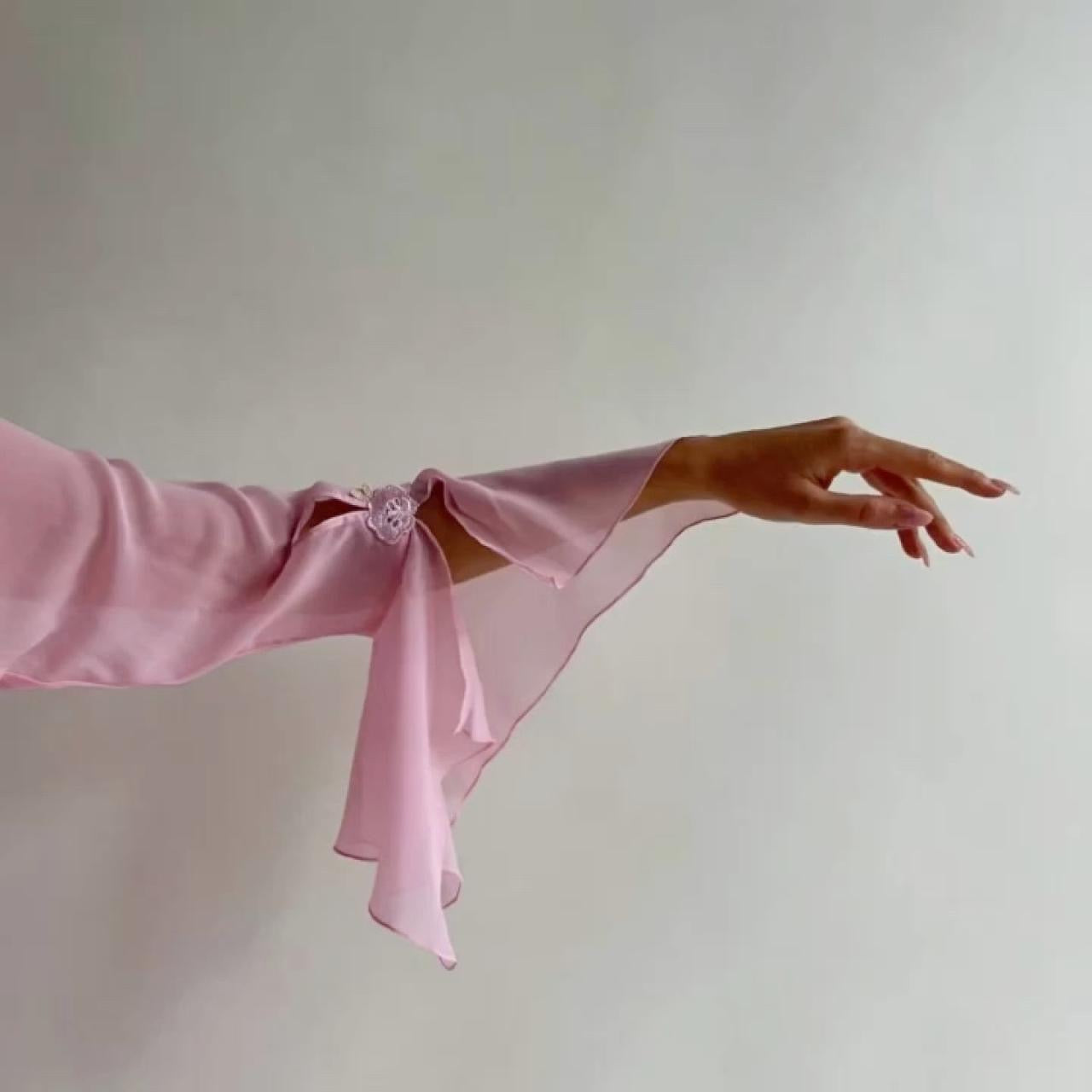 Vintage pink coquette night gow and robe