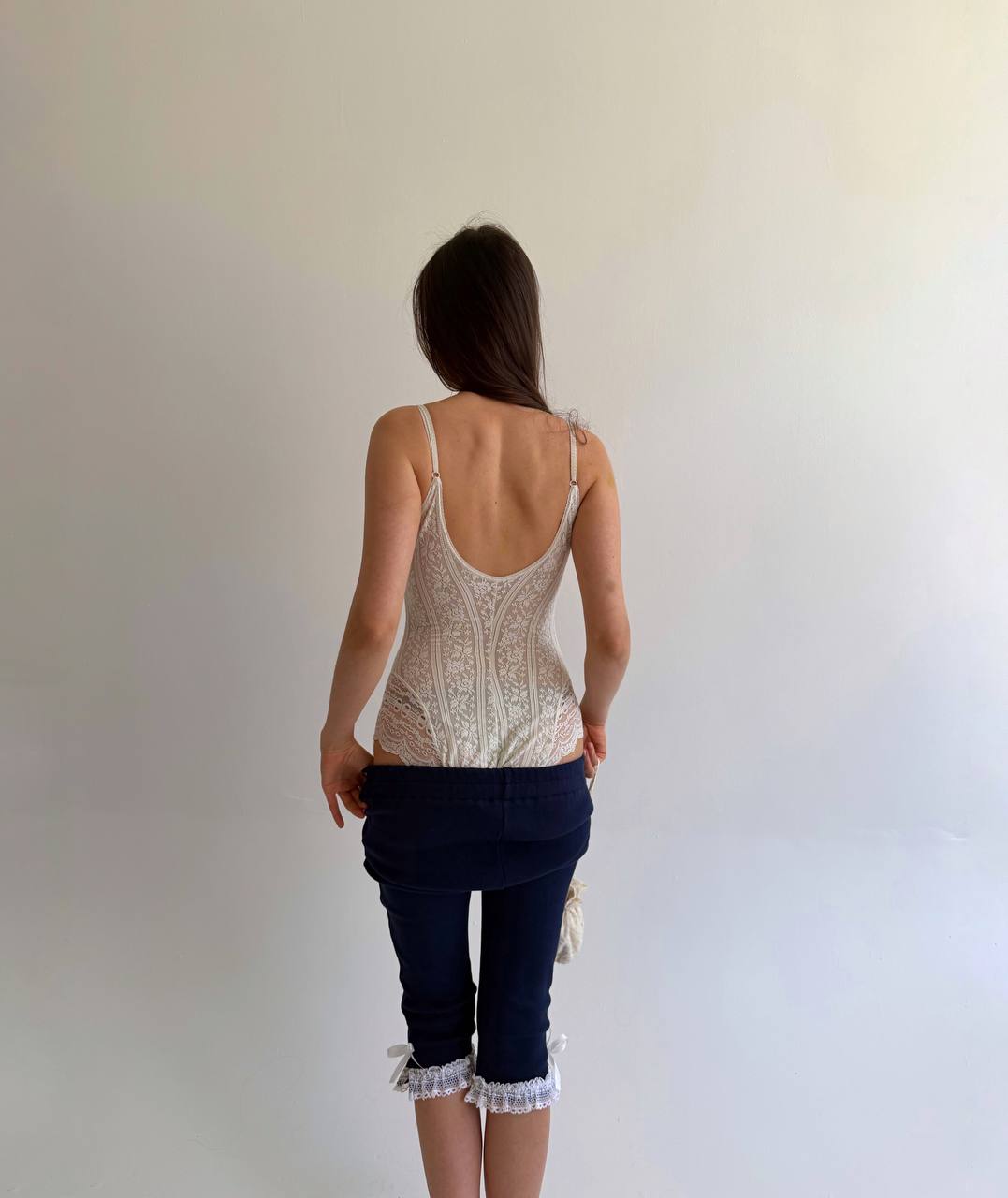 Vintage La Perla lace knitted body
