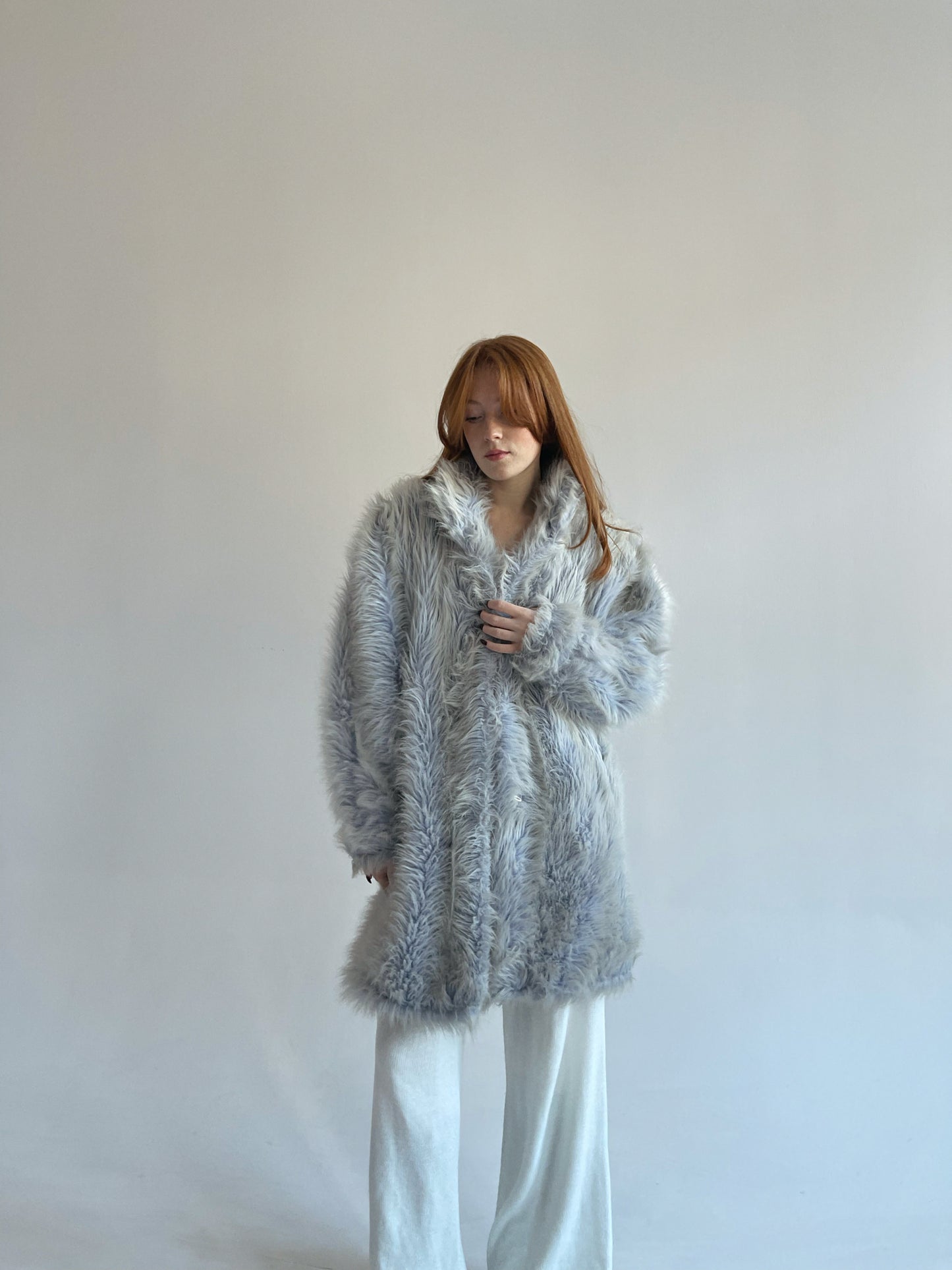 Cute vintage oversized faux fur