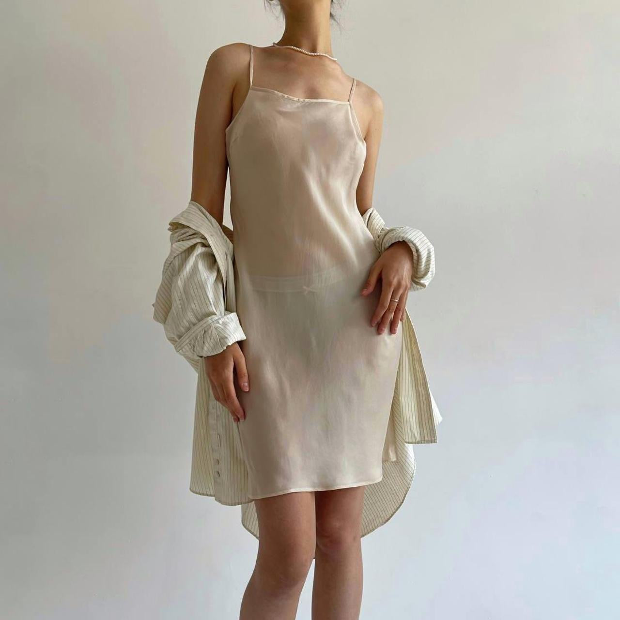 Vintage silk slip dress