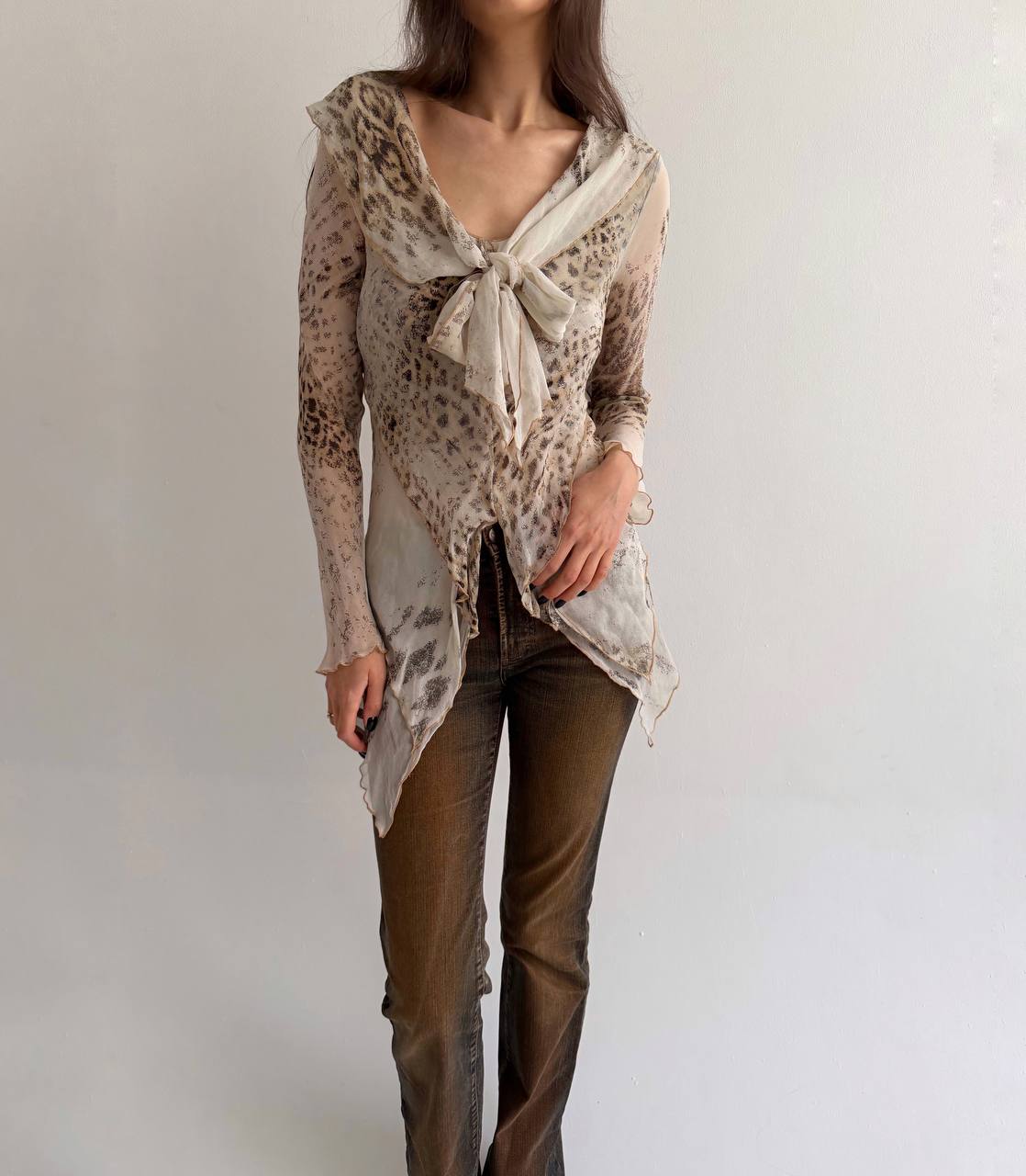 Vintage pure silk blouse