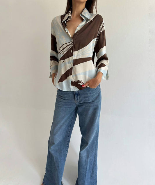 Vintage pure silk blouse