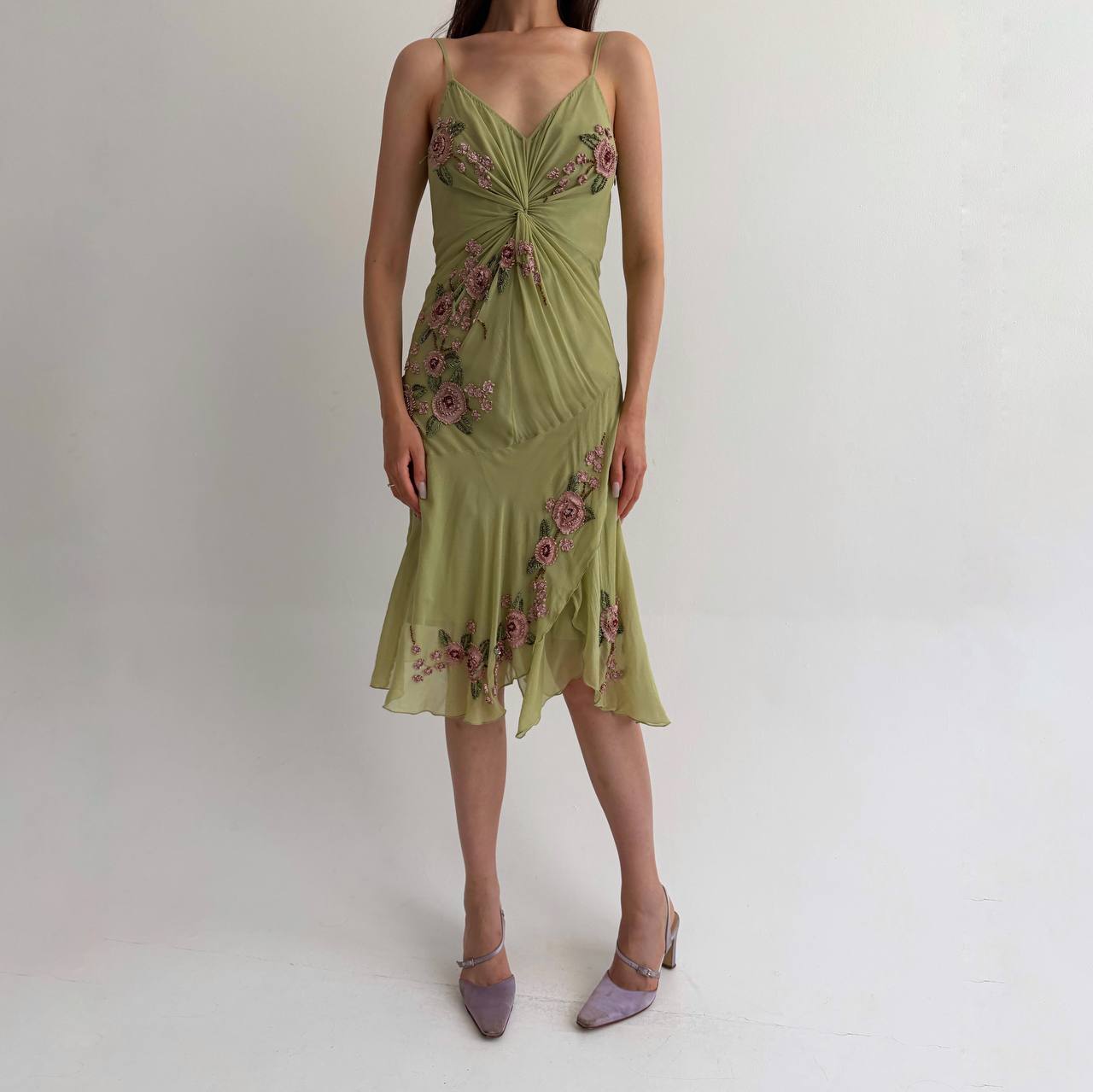 Vintage pure silk fairy dress