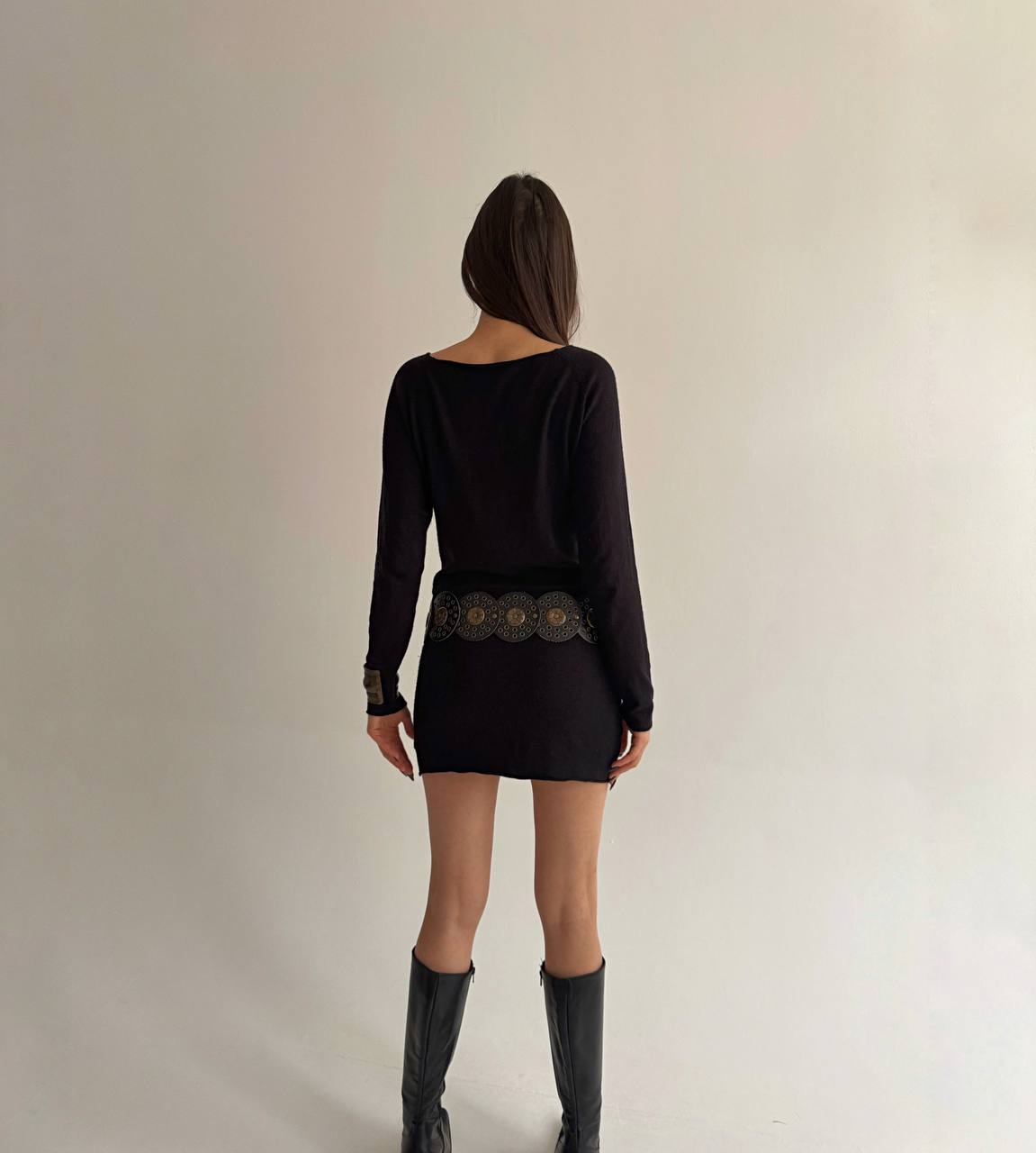 Vintage viscose cashmere dress