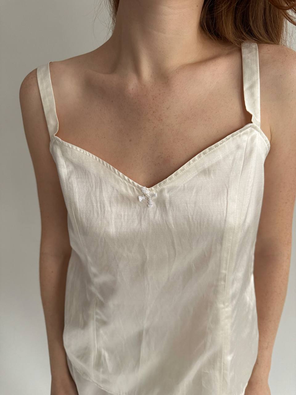 Vintage pure silk and cotton pyjamas