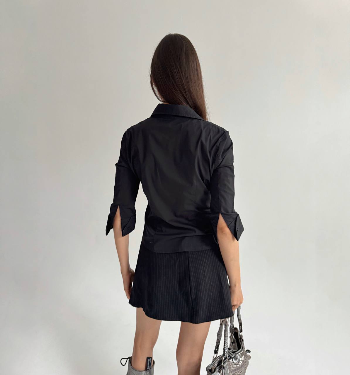 Y2K cotton corset like shirt
