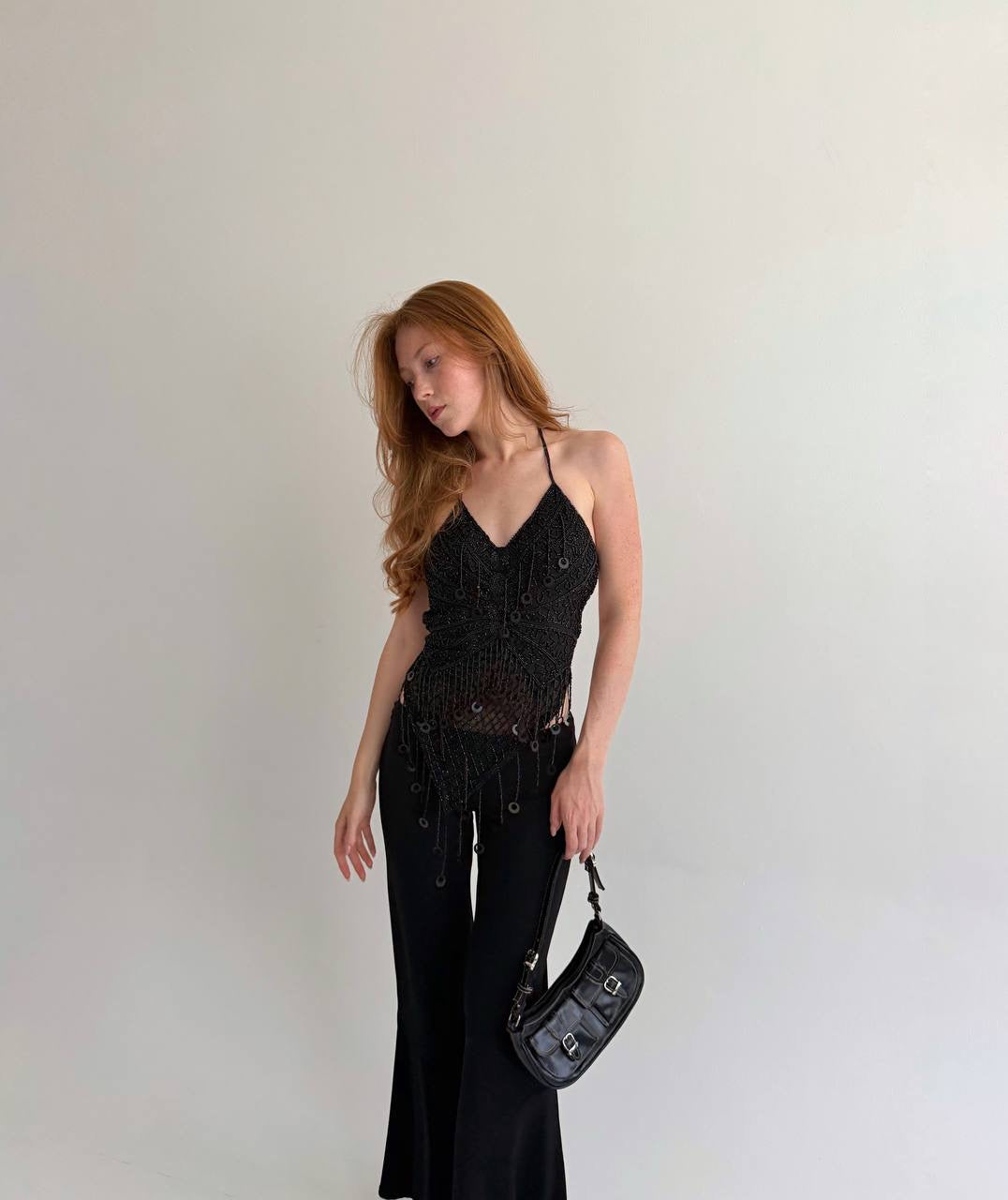 Vintage gorgeous beaded top