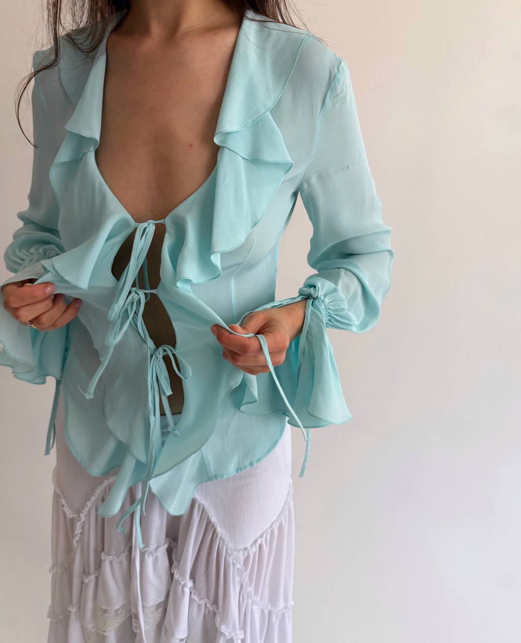 Blumarine Blugirl acetate and silk blouse