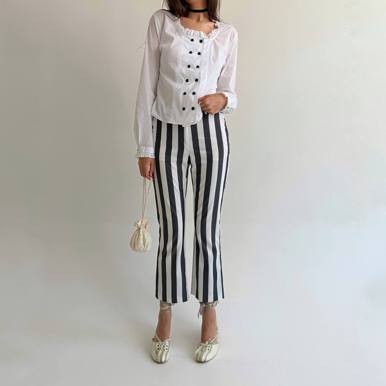 Moschino clowncore striped pants