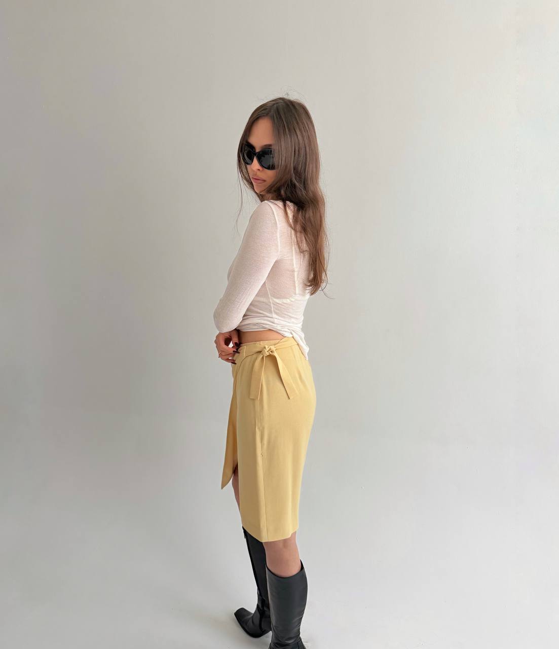 Max Mara wool and viscose skirt