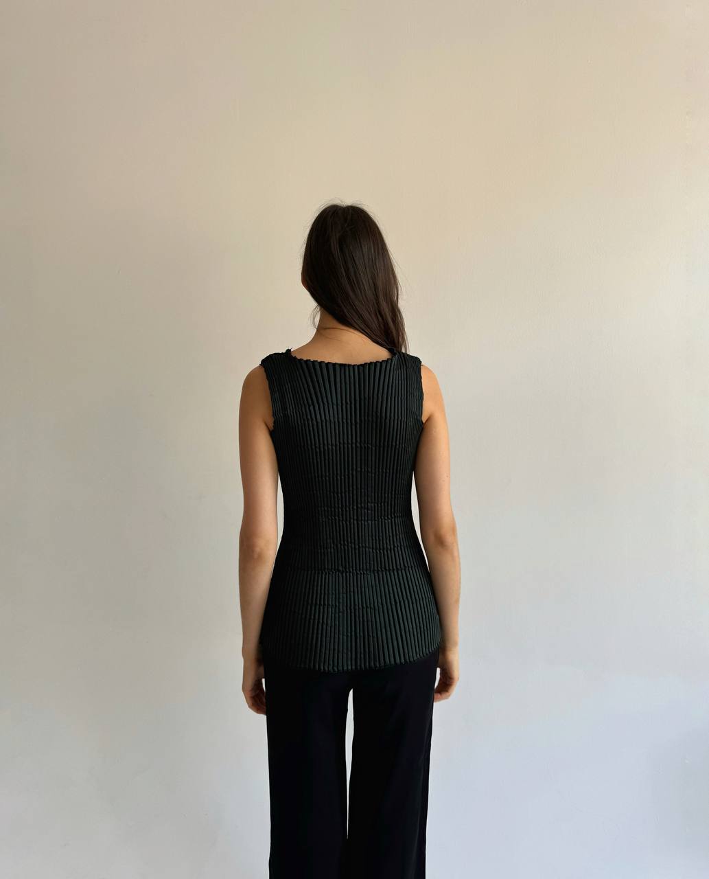 Vintage avant garde pleated top